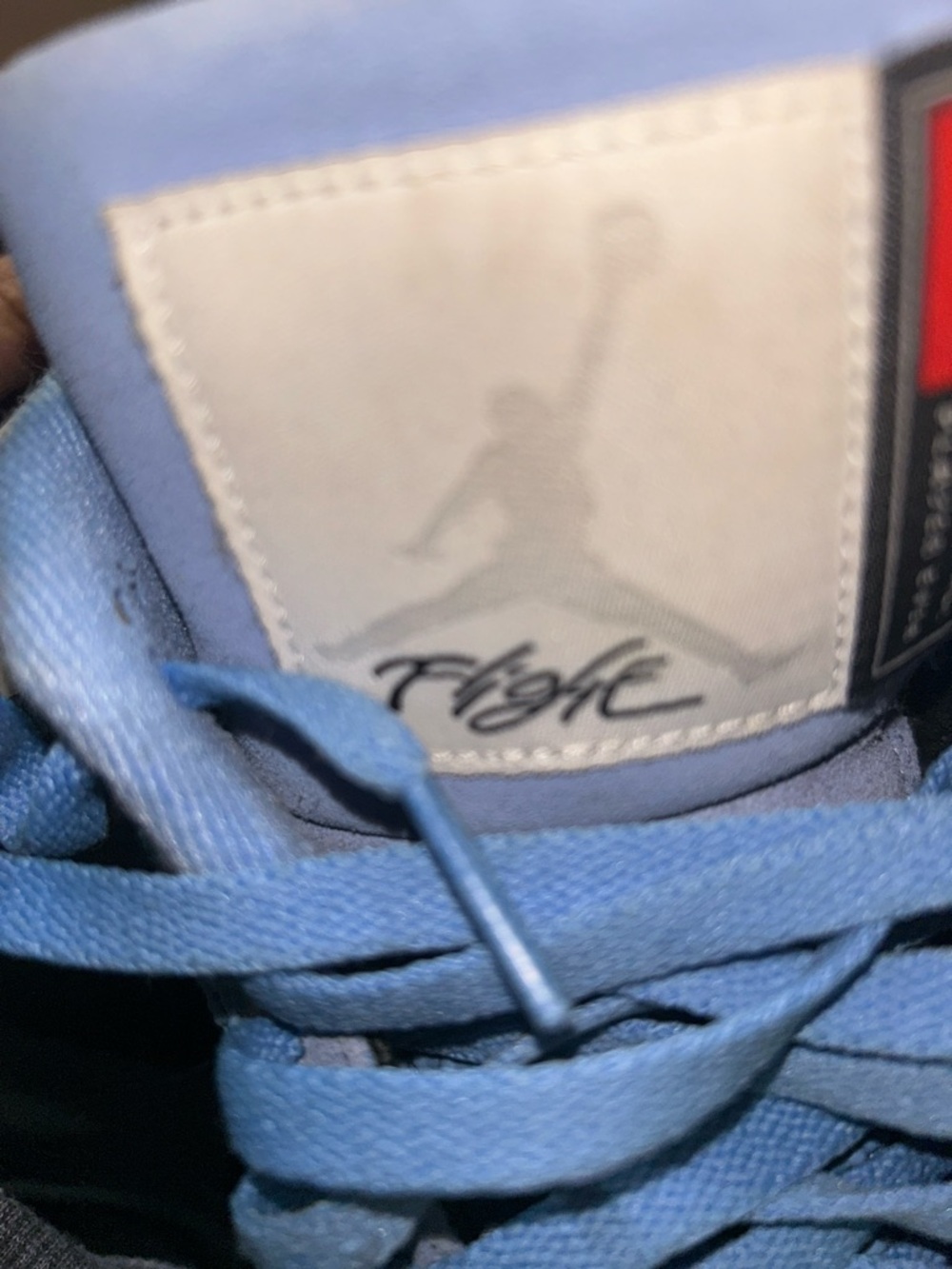Jordan Light Blue and Gray Suede Retro University Sneakers size 10 AUTHENTICATED - Picture 14 of 15